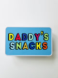 Personalised Blue Snack Tin