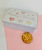 Watercolour Biscuits and Hearts Storage Tin