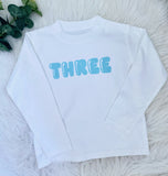 Bold Long Sleeve Birthday T-Shirt