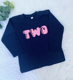 Bold Long Sleeve Birthday T-Shirt