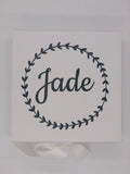 Personalised Wedding Gift Box with Floral Border