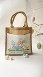 Easter Boho Bunny Jute Bag