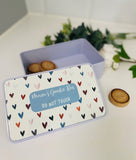 Personalised Boho Hearts Tin