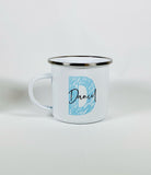 Personalised Pastel Enamel Mug