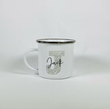 Personalised Pastel Enamel Mug