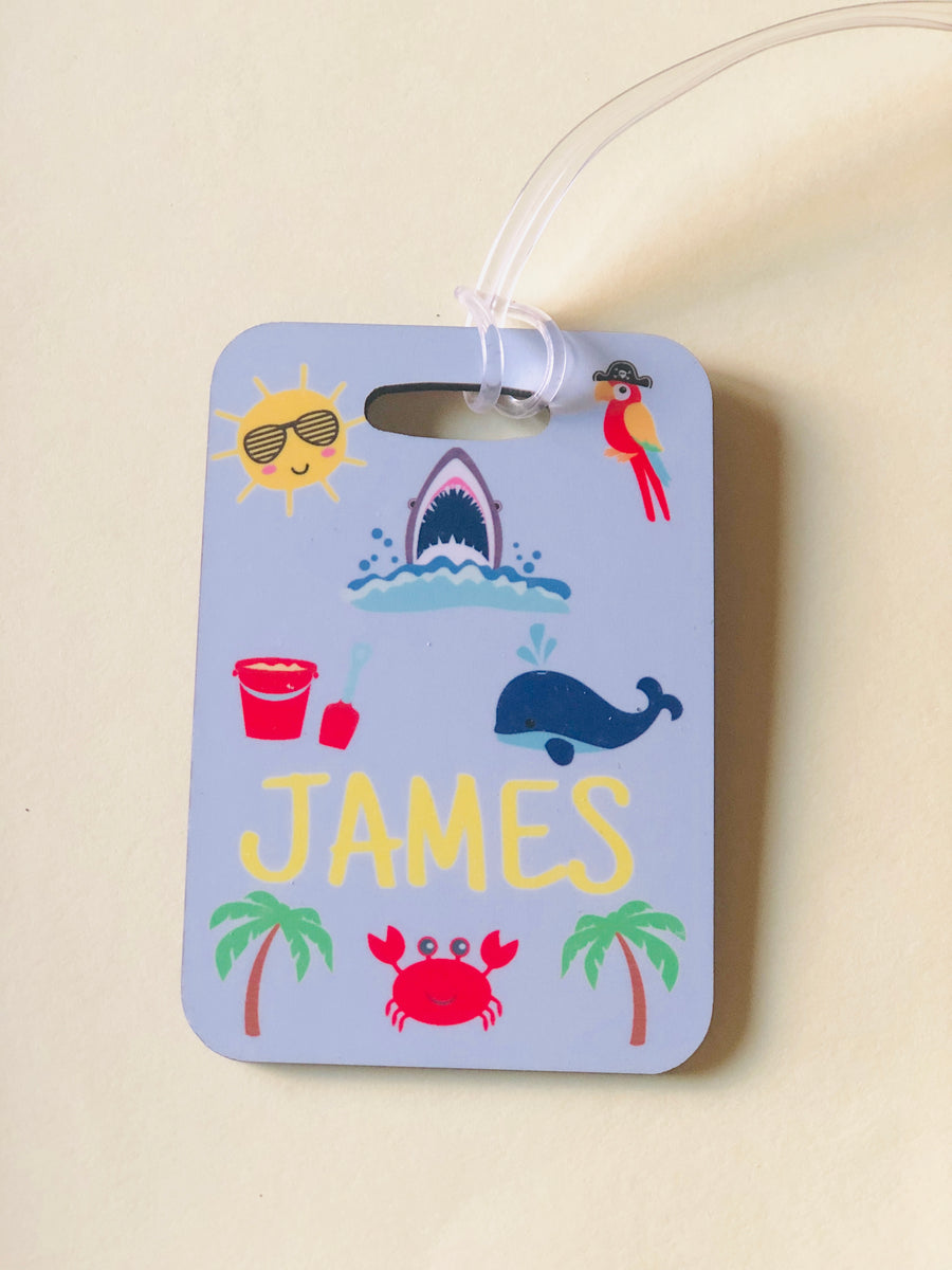 Personalised childrens luggage tags new arrivals