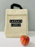 Beige Personalised Lunch Bag