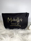 Modern Personalised Make Up Bag