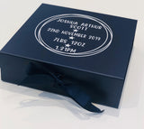 Navy Blue Personalised Keepsake Box