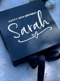 Navy Blue Birthday Gift Box