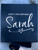 Navy Blue Birthday Gift Box