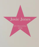 White Keepsake Box with Star