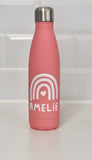 Personalised Rainbow Stainless Steel Water Bottle