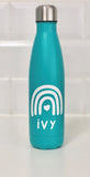 Personalised Rainbow Stainless Steel Water Bottle