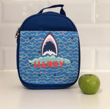 Shark Personalised Lunch Bag and Water Bottle Set