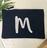 Zipped Bag with Sparkly Personalisation - MEDIUM BAG