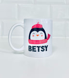 Cute Winter Animal Personalised Mug