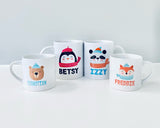 Cute Winter Animal Personalised Mug