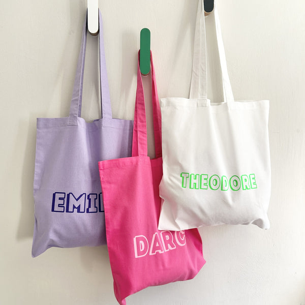 Bright and Bold Personalised Tote Bag