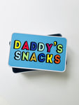 Personalised Blue Snack Tin