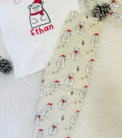 Personalised Polar Bear Christmas Pyjamas