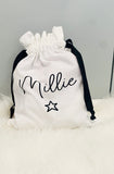 Cotton Ribbon Drawstring Storage Bag