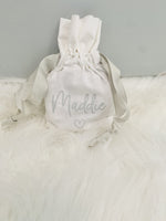 Cotton Ribbon Drawstring Storage Bag