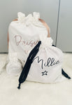 Cotton Ribbon Drawstring Storage Bag