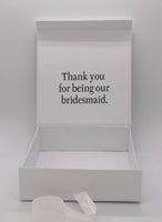Personalised Wedding Gift Box with Floral Border