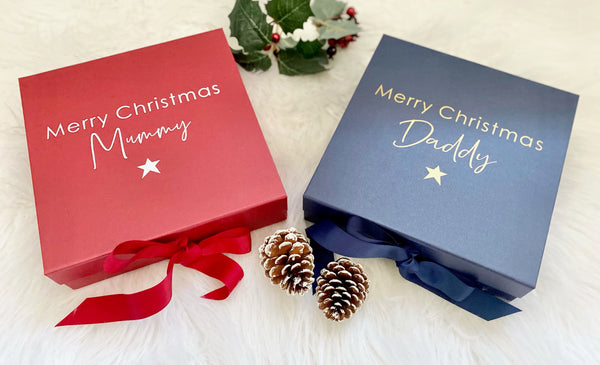 Personalised Contemporary Christmas Gift Box