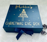 Navy Blue Personalised Christmas Eve Box