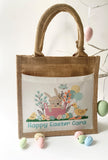 Easter Boho Bunny Jute Bag