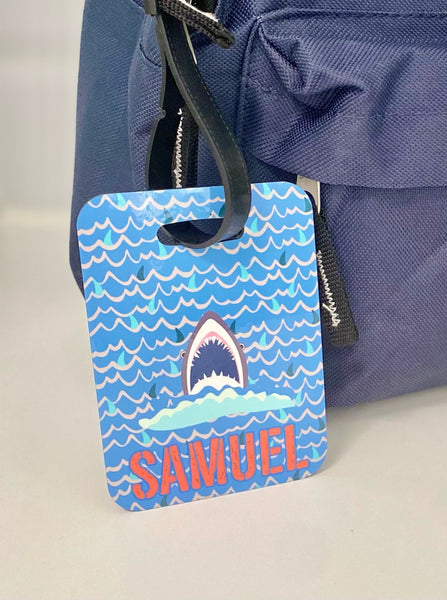 Shark Personalised Luggage Tag