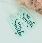 Personalised Honeymoon Luggage Tags