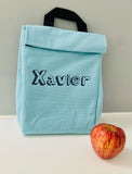 Blue Personalised Lunch Bag