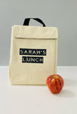 Beige Personalised Lunch Bag