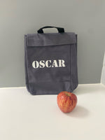Grey Personalised Lunch Bag