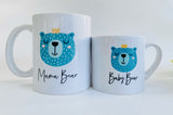 Matching Mama Bear and Baby Bear Mugs
