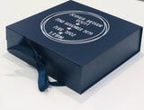 Navy Blue Personalised Keepsake Box
