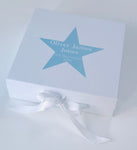 White Keepsake Box with Star