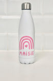 Personalised Rainbow Stainless Steel Water Bottle