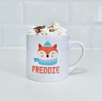 Cute Winter Animal Personalised Mug