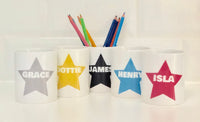 Personalised Star Pencil Pot